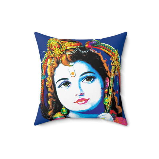 Whispers of Comfort-Spun Polyester Square Pillow