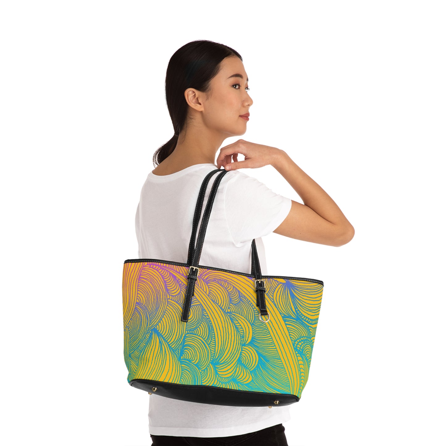 PU Leather Shoulder Bag