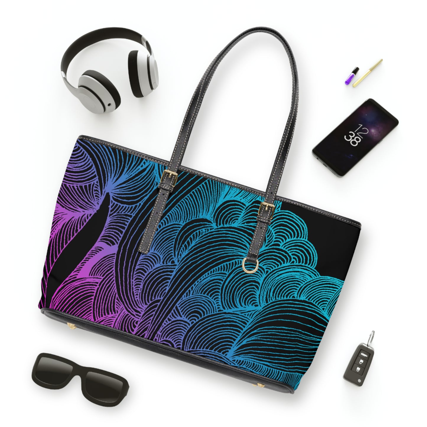 PU Leather Shoulder Bag
