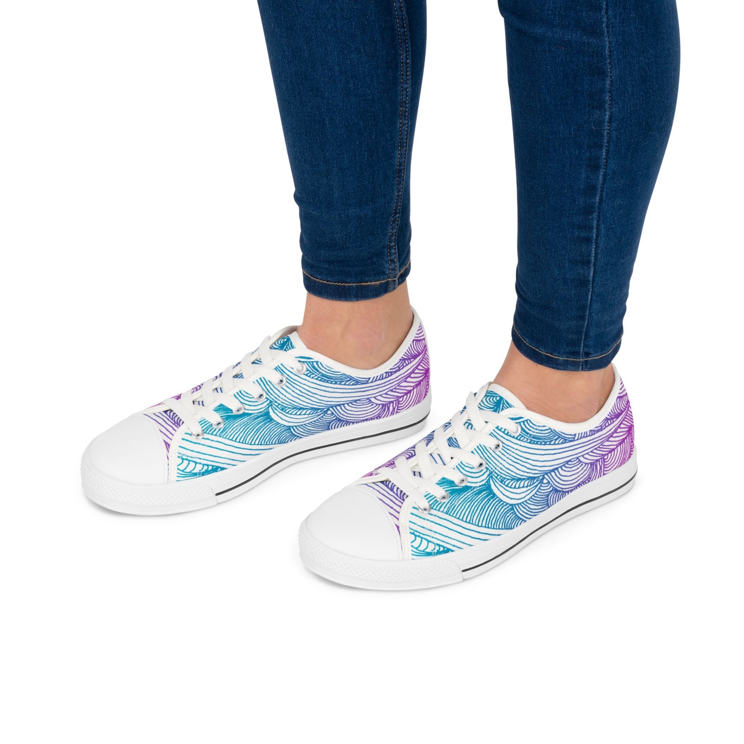 Compassionate Steps-Women's Low Top Sneakers