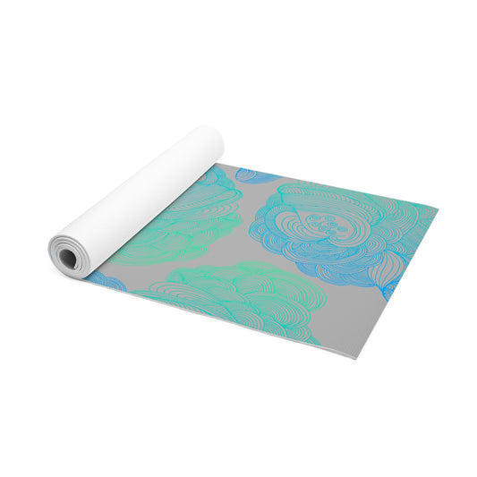 Tranquil Waves Foam Yoga Mat - Comfortable Non-Slip Exercise Mat for All Levels