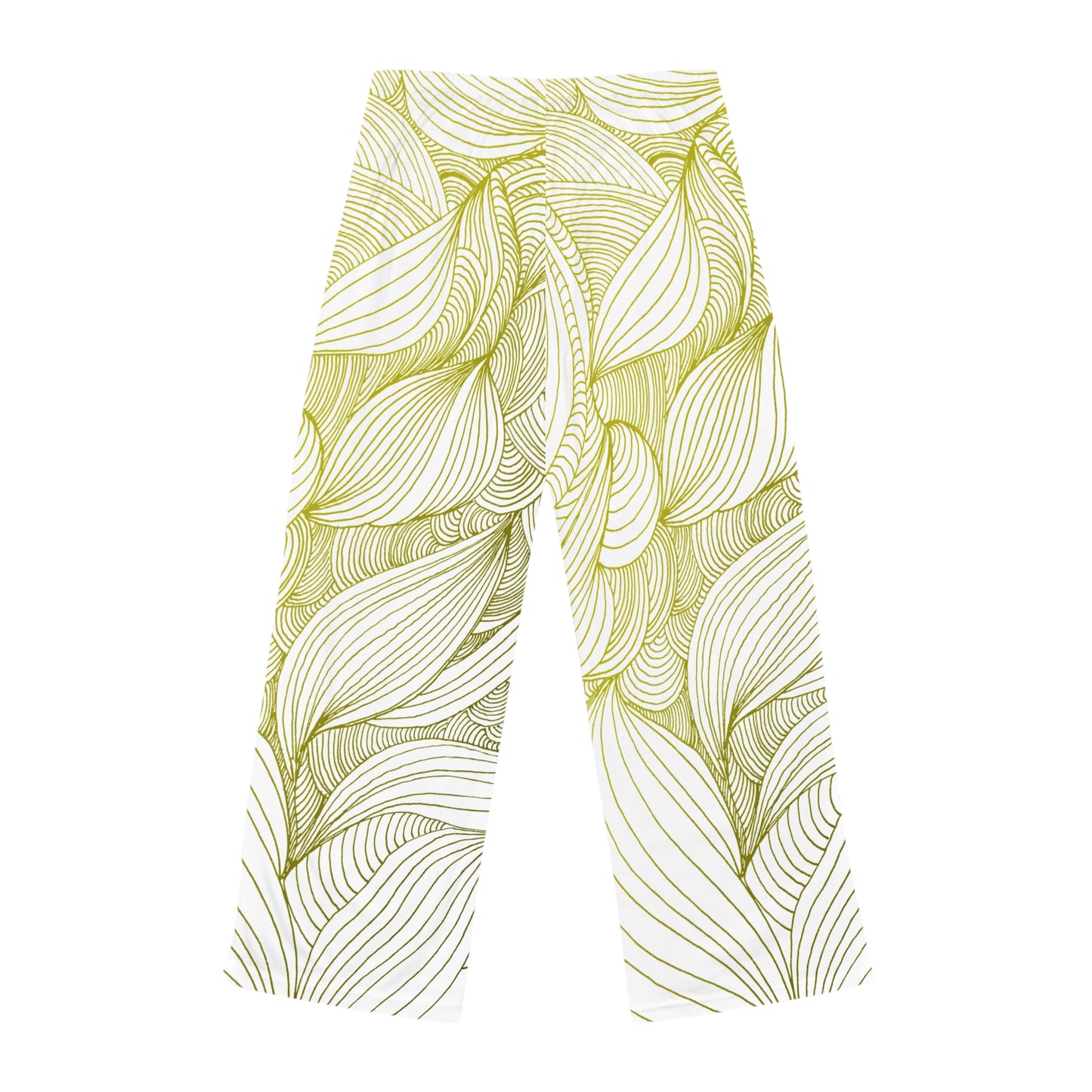 Stylish Women's Pajama Pants with Colorful Leaf Design