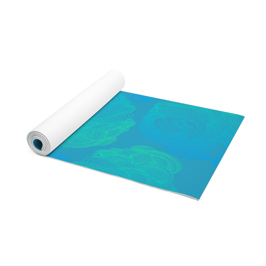 Tranquil Waves Foam Yoga Mat - Comfortable Non-Slip Exercise Mat for All Levels
