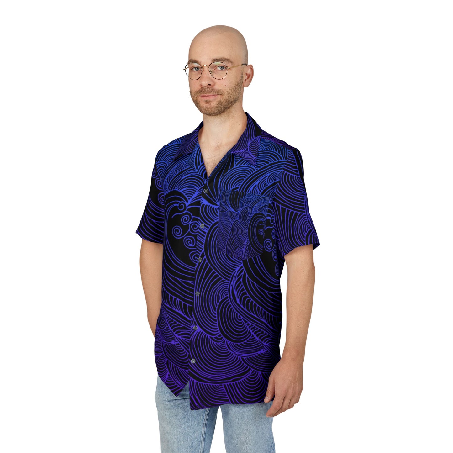 Unisex Hawaiian Button-Down Shirt - Tropical Summer Vibes