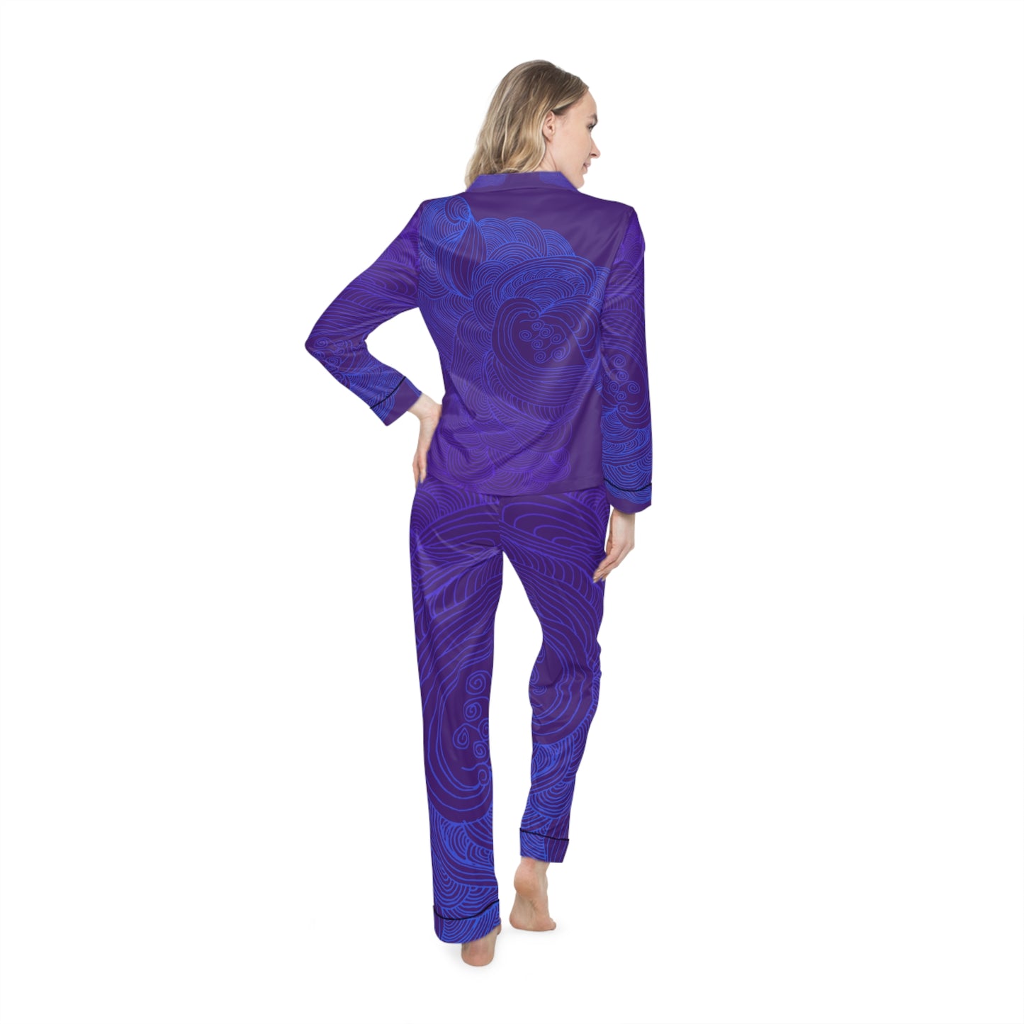 Women's Satin Pajama Set - Elegant Sleepwear