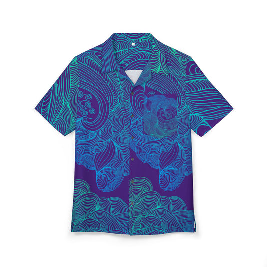 Unisex Hawaiian Button-Down Shirt - Tropical Summer Vibes