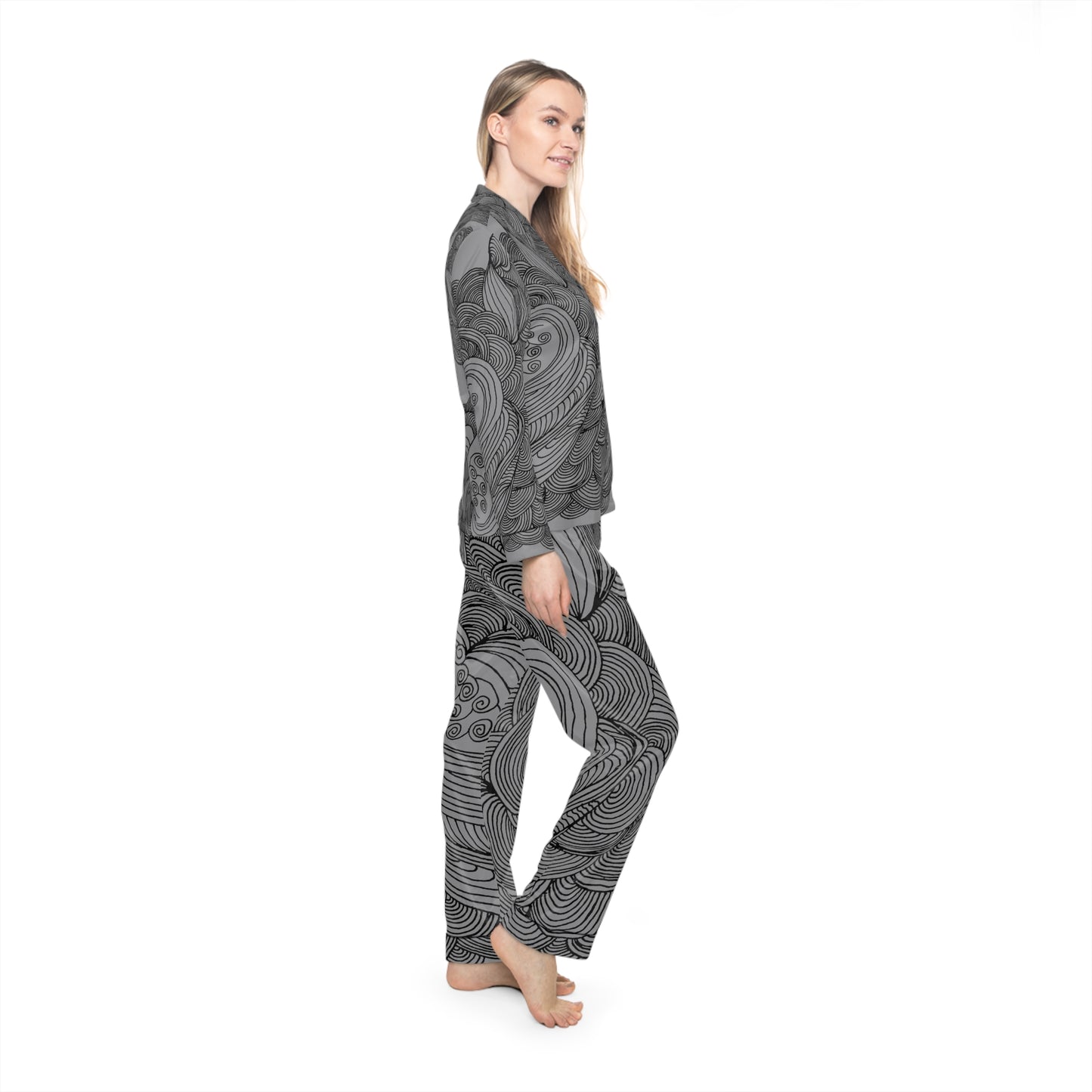 Women's Satin Pajama Set - Elegant Sleepwear