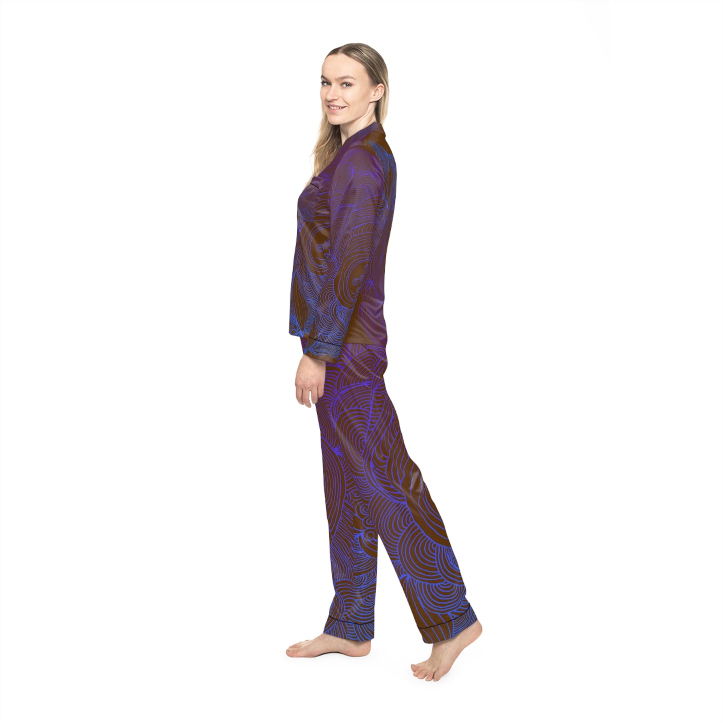 Women's Satin Pajama Set - Elegant Sleepwear