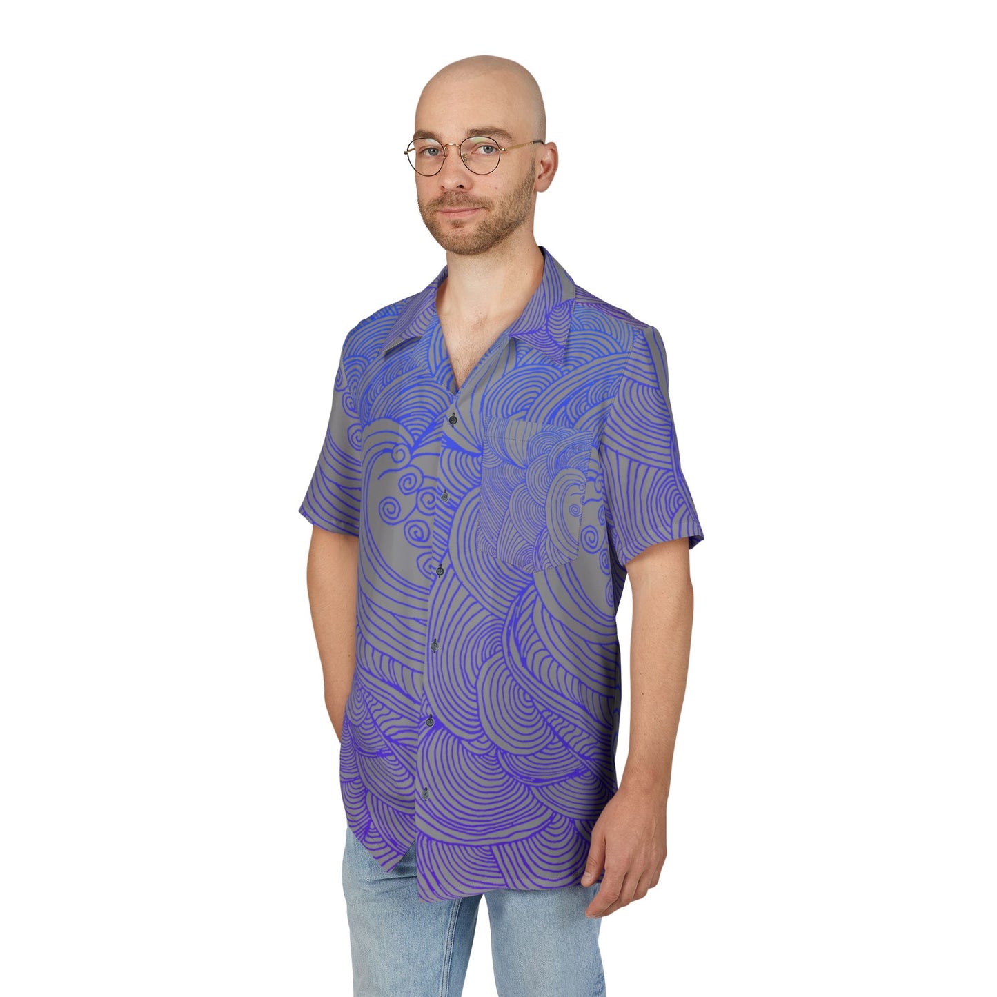 Unisex Hawaiian Button-Down Shirt - Tropical Summer Vibes