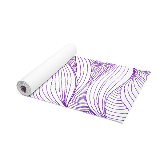 Tranquil Waves Foam Yoga Mat - Comfortable Non-Slip Exercise Mat for All Levels