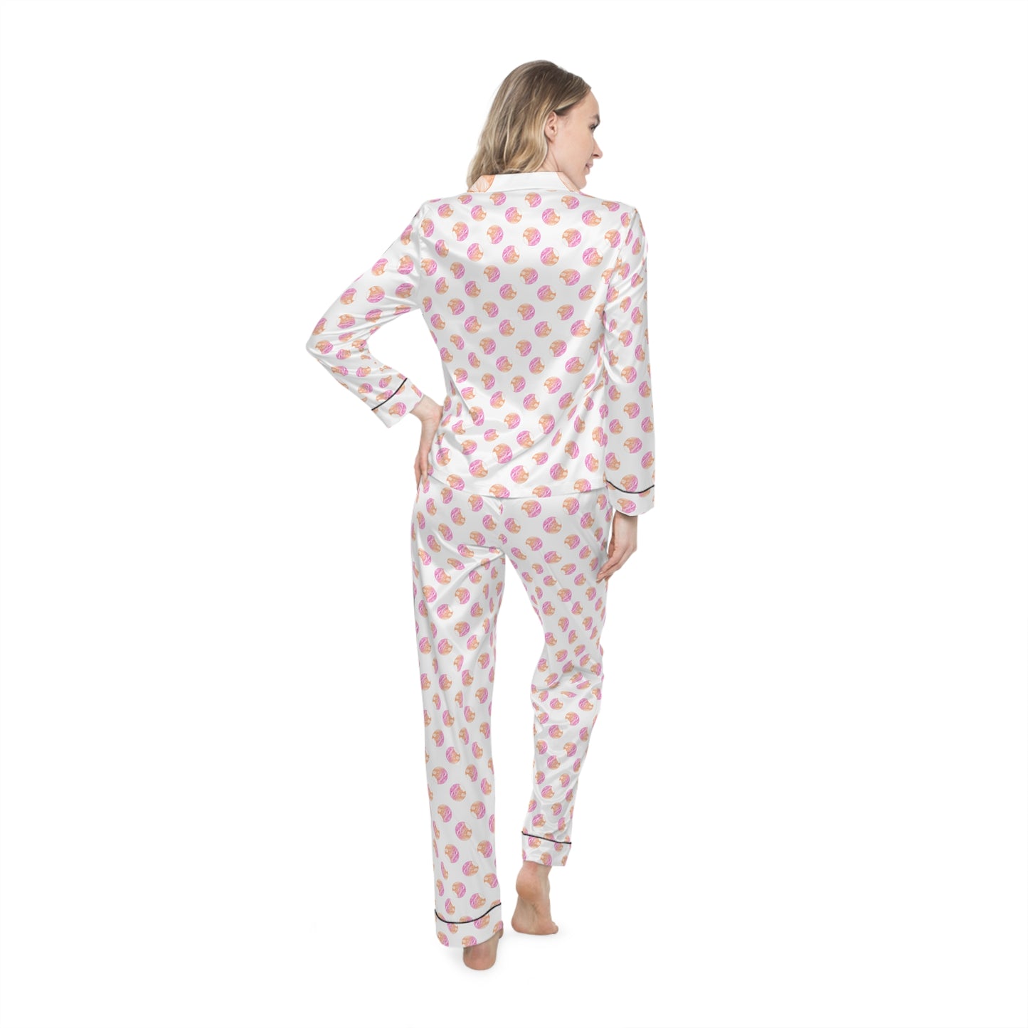 Women's Satin Pajama Set - Elegant Sleepwear