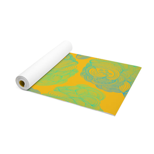 Tranquil Waves Foam Yoga Mat - Comfortable Non-Slip Exercise Mat for All Levels