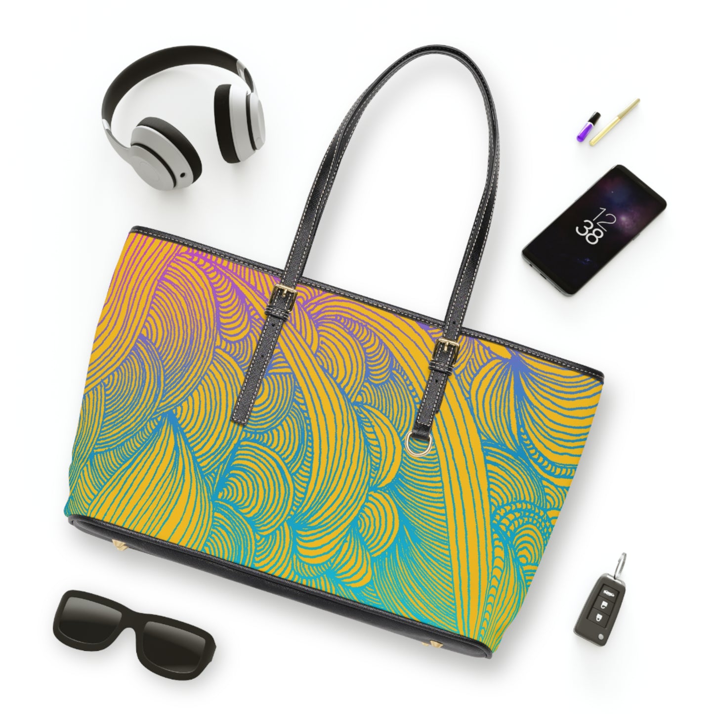 PU Leather Shoulder Bag