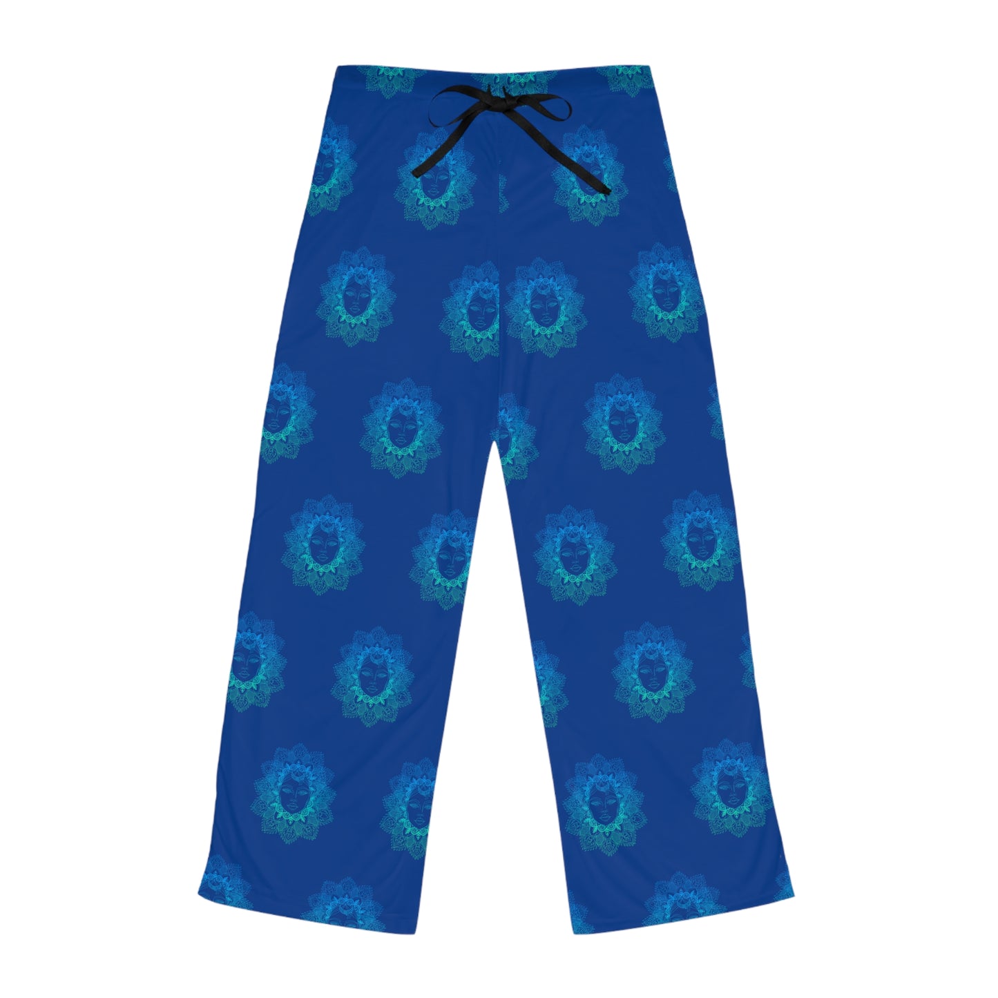 Stylish Women's Pajama Pants with Colorful Leaf Design
