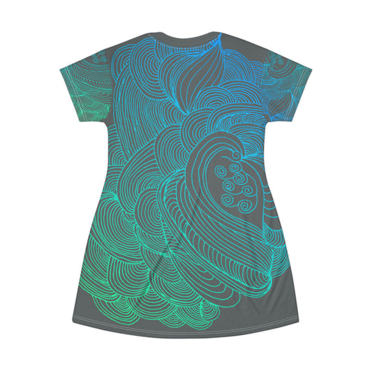 Flow of Love-T-Shirt Dress