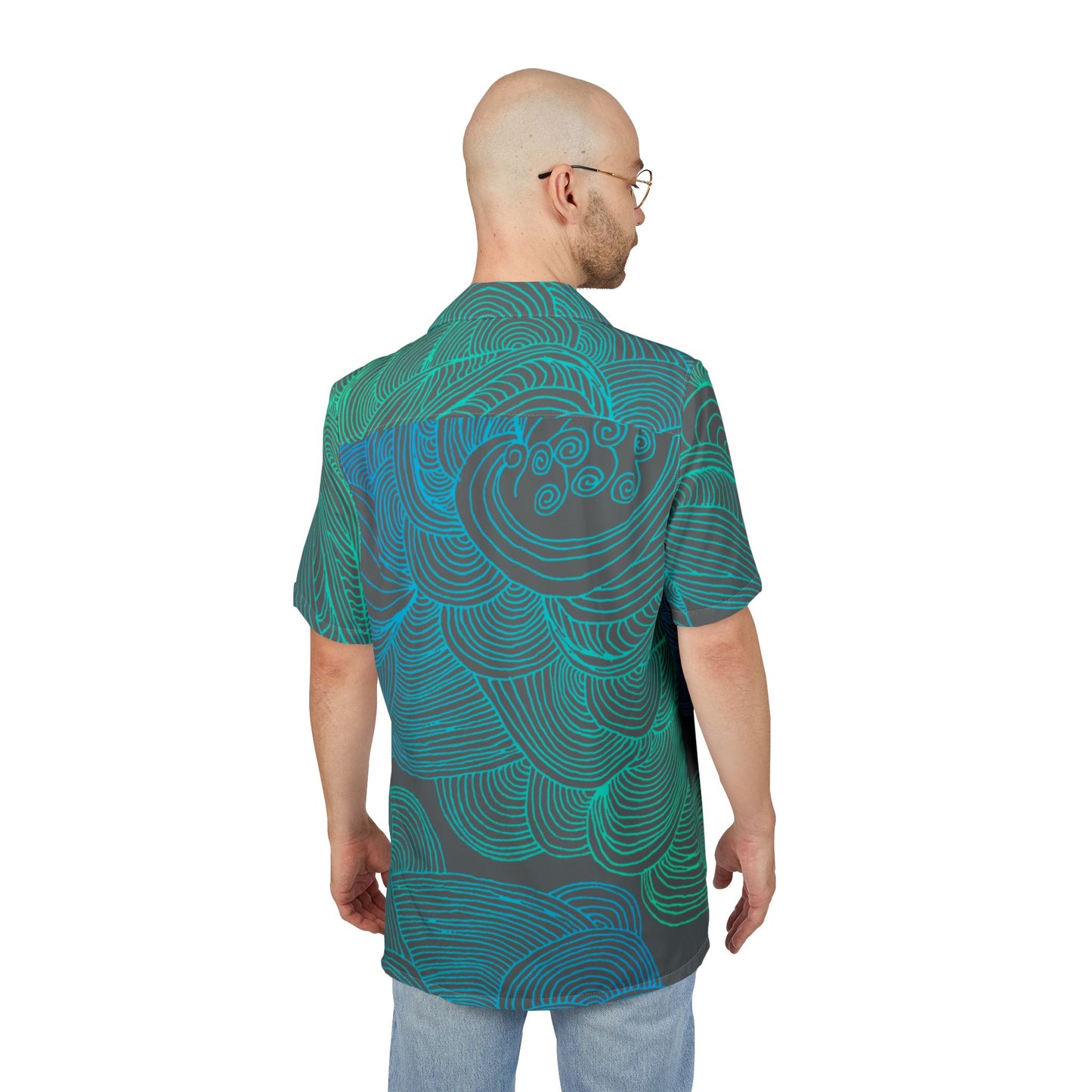 Unisex Hawaiian Button-Down Shirt - Tropical Summer Vibes