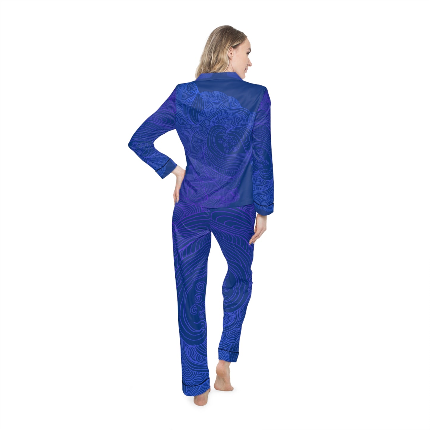 Women's Satin Pajama Set - Elegant Sleepwear