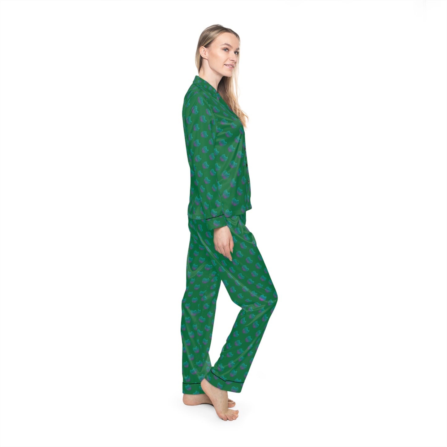 Women's Satin Pajama Set - Elegant Sleepwear