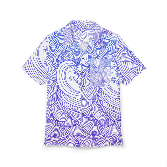 Unisex Hawaiian Button-Down Shirt - Tropical Summer Vibes