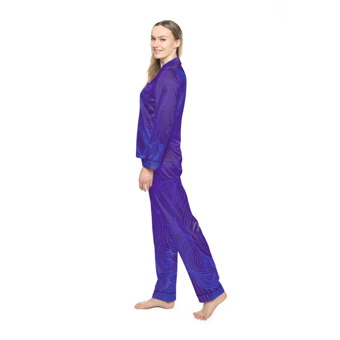 Women's Satin Pajama Set - Elegant Sleepwear