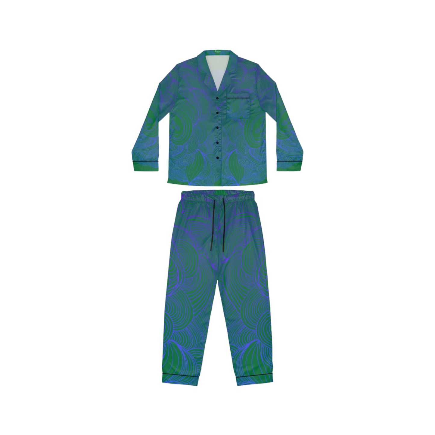 Women's Satin Pajama Set - Elegant Sleepwear