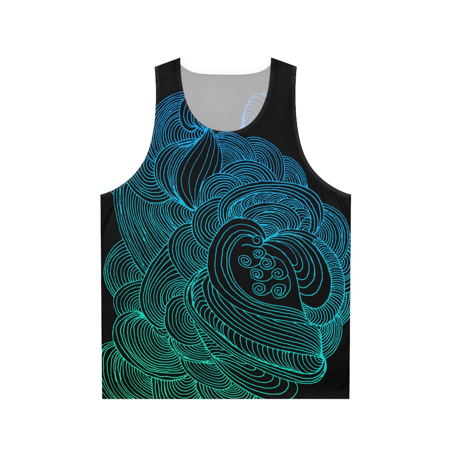 Chill Vibes Unisex Tank Top with Swirling Design