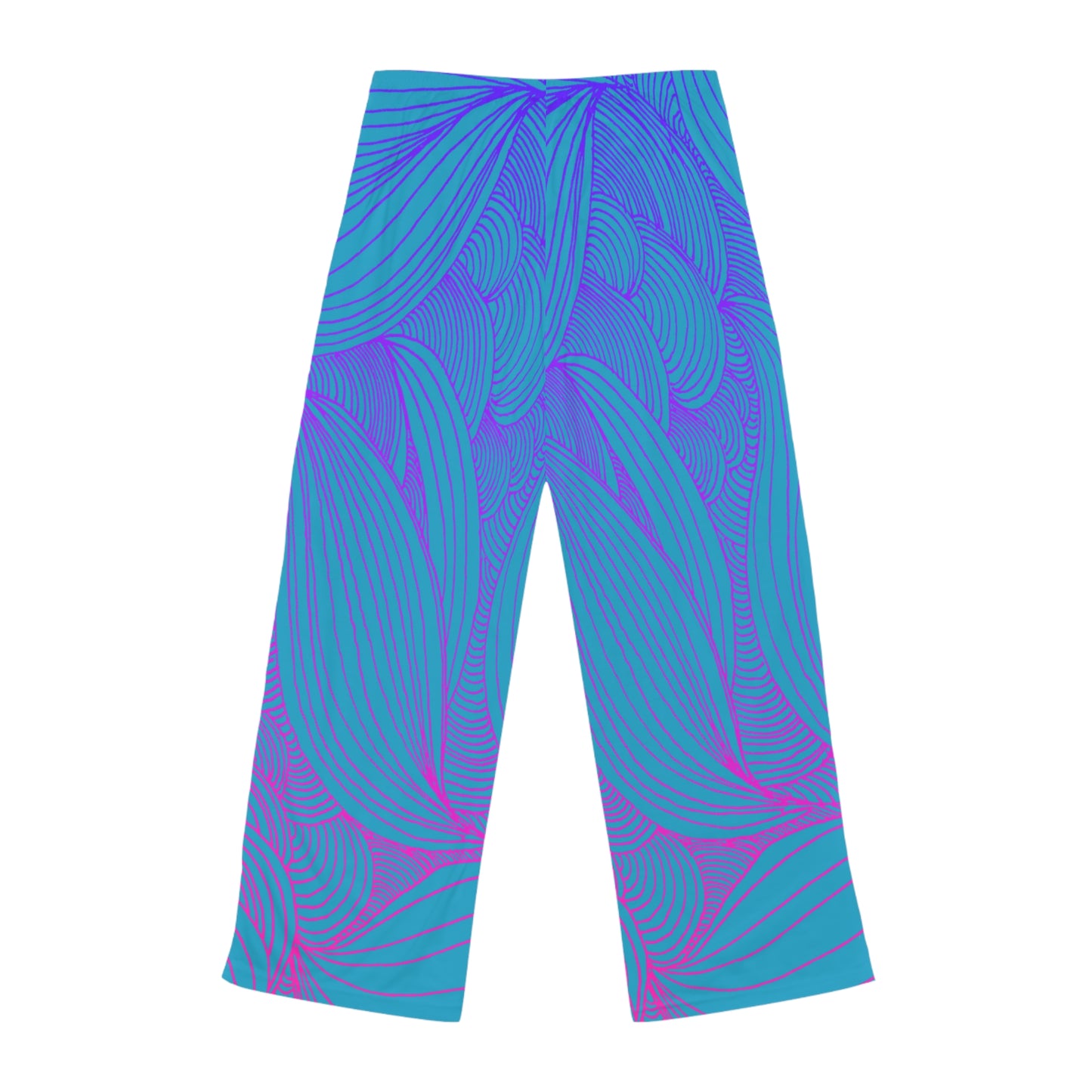 Stylish Women's Pajama Pants with Colorful Leaf Design