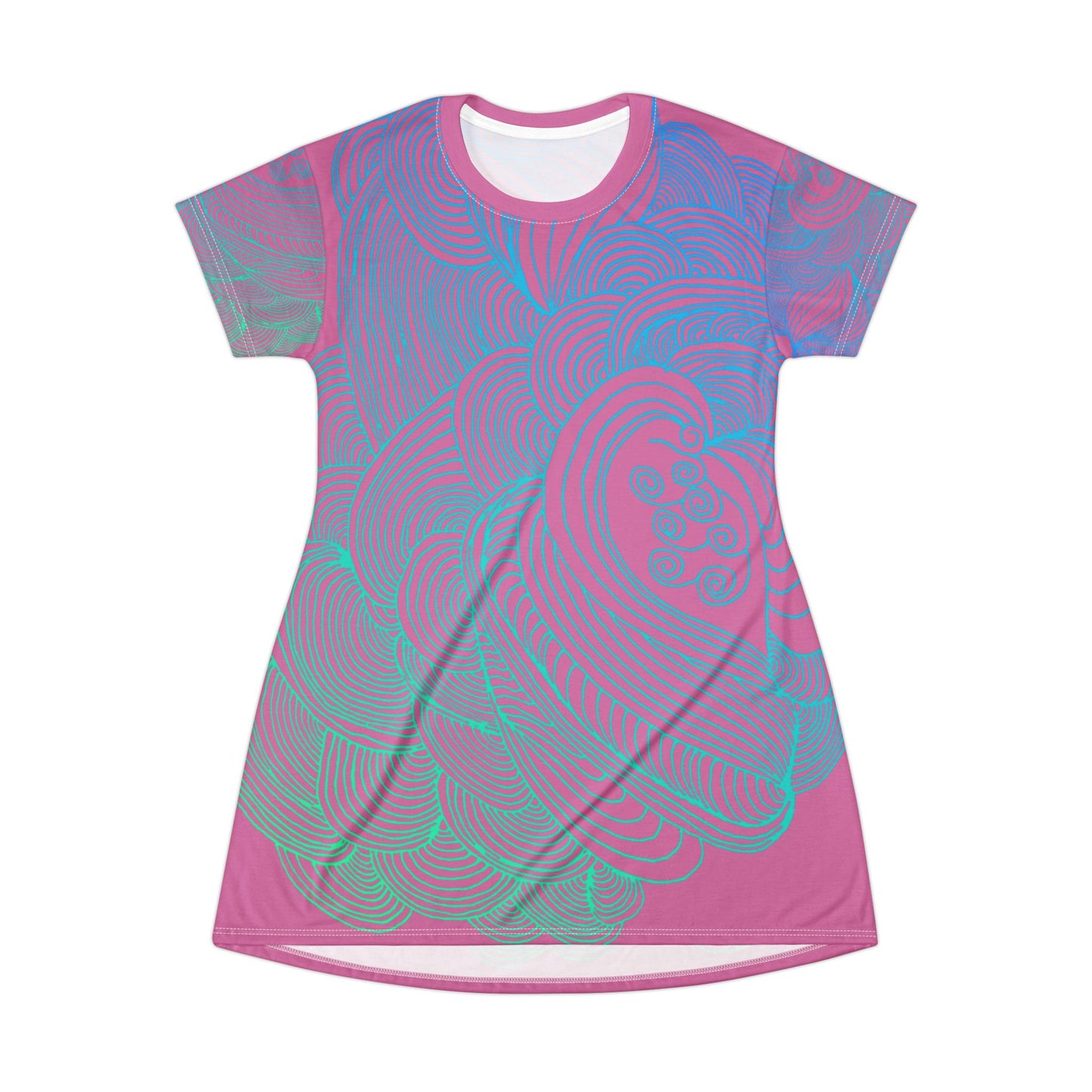 Flow of Love-T-Shirt Dress