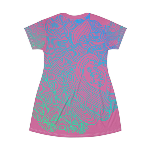Flow of Love-T-Shirt Dress