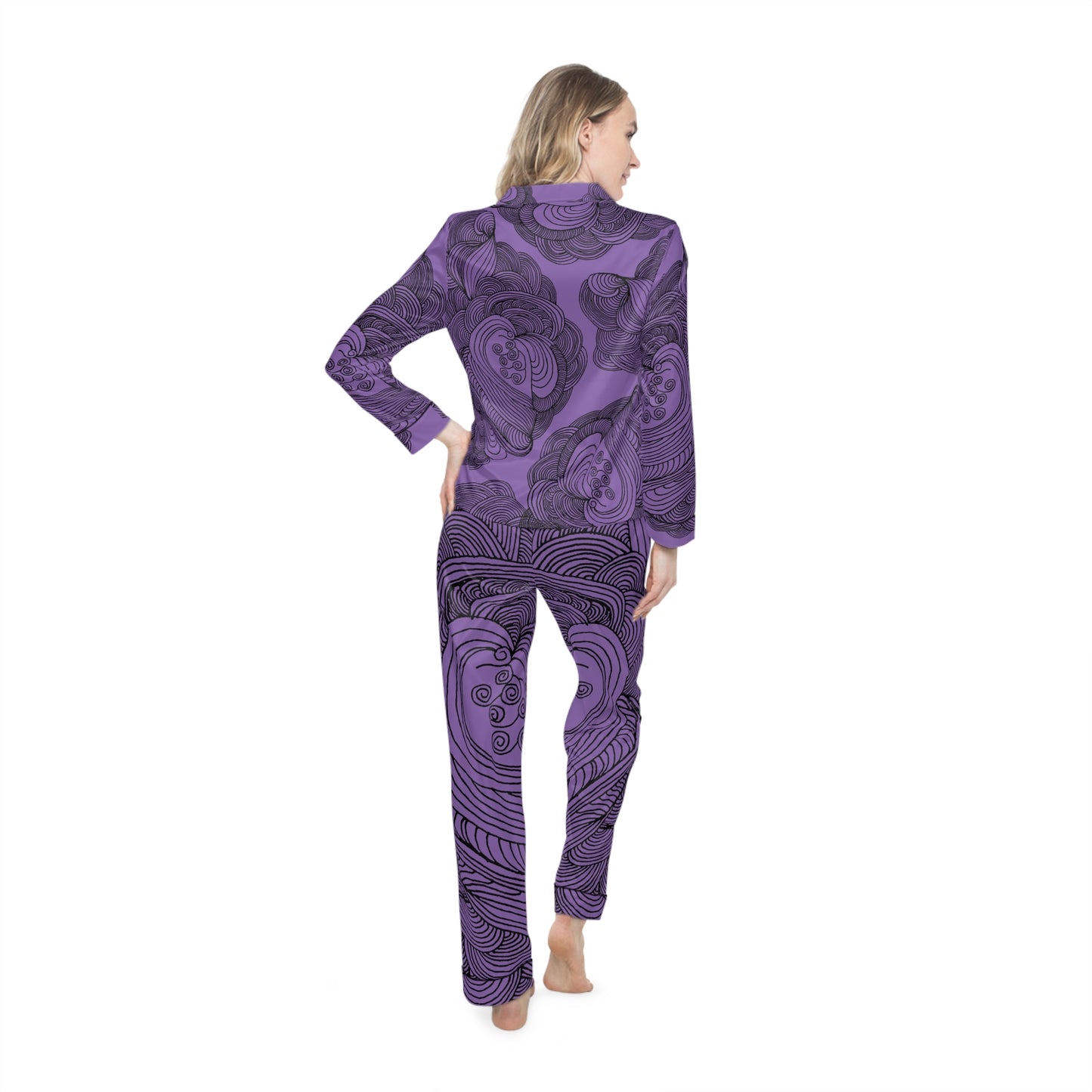 Women's Satin Pajama Set - Elegant Sleepwear