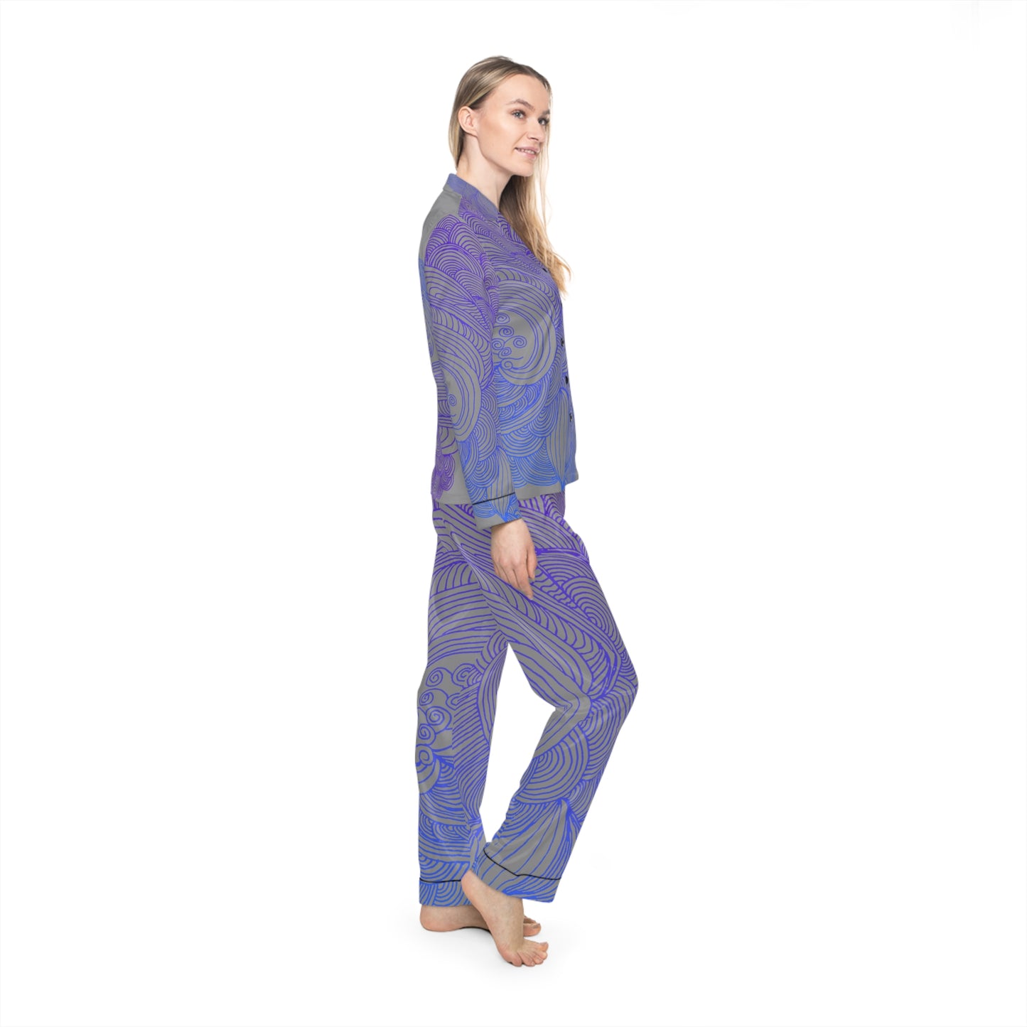 Women's Satin Pajama Set - Elegant Sleepwear