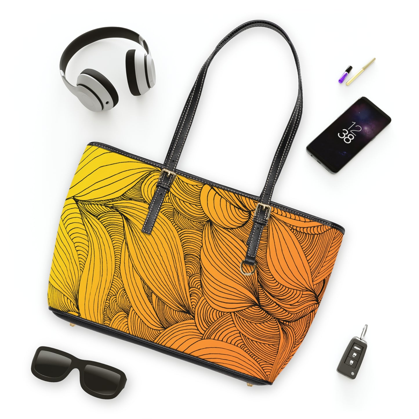 PU Leather Shoulder Bag