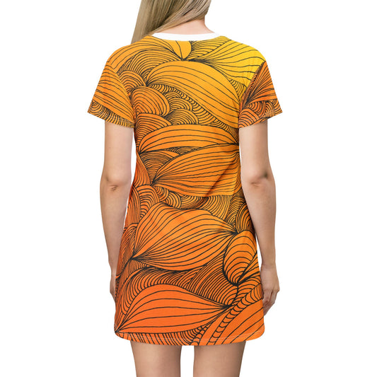 Flow of Love-T-Shirt Dress