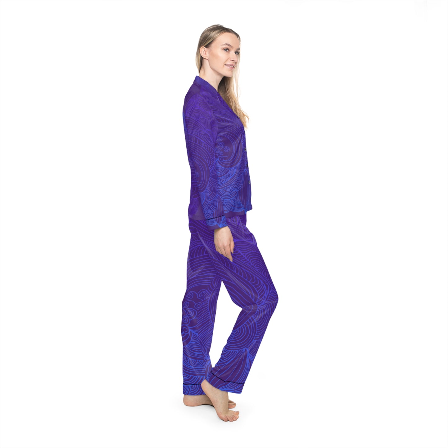 Women's Satin Pajama Set - Elegant Sleepwear