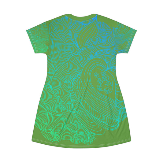 Flow of Love-T-Shirt Dress