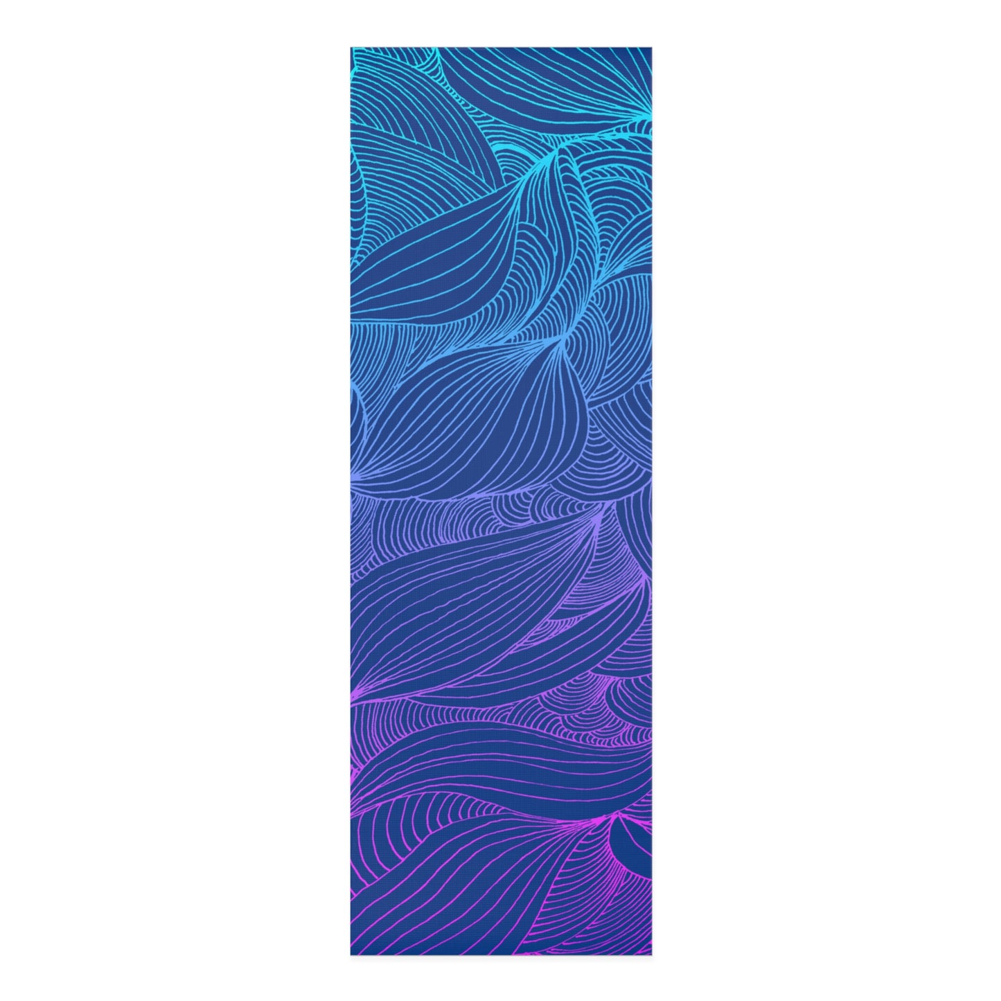 Tranquil Waves Foam Yoga Mat - Comfortable Non-Slip Exercise Mat for All Levels