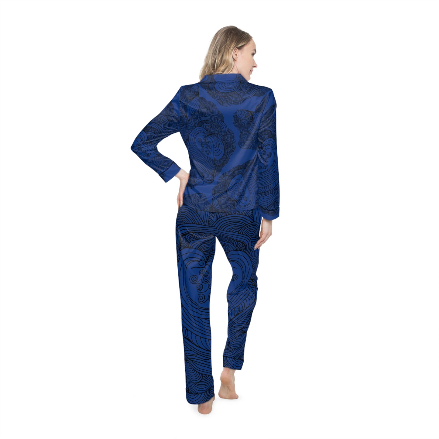 Women's Satin Pajama Set - Elegant Sleepwear