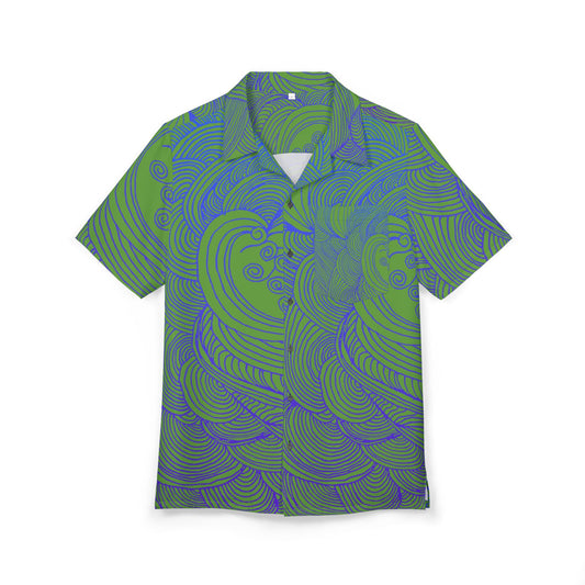 Unisex Hawaiian Button-Down Shirt - Tropical Summer Vibes