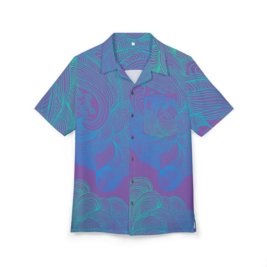 Unisex Hawaiian Button-Down Shirt - Tropical Summer Vibes