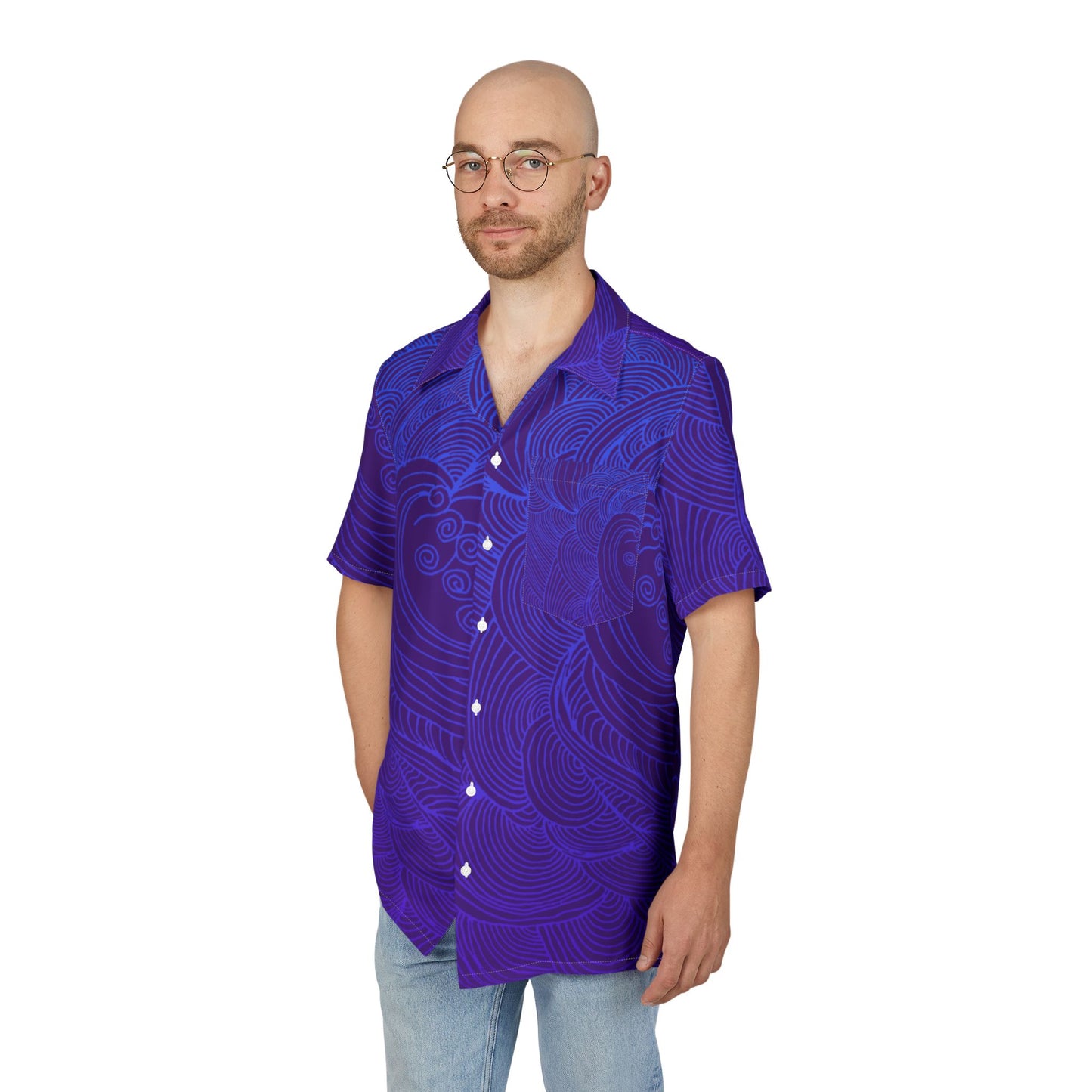 Unisex Hawaiian Button-Down Shirt - Tropical Summer Vibes