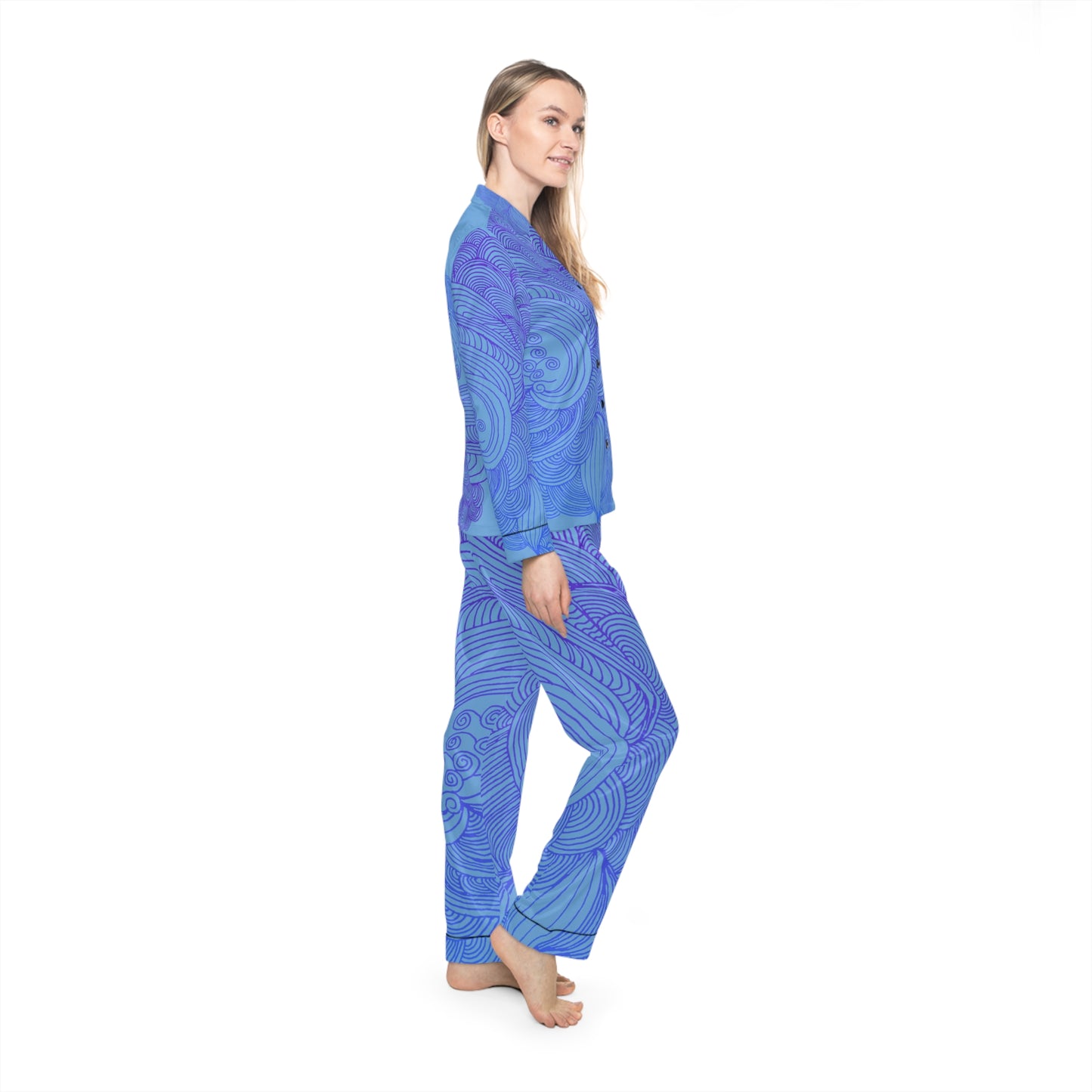 Women's Satin Pajama Set - Elegant Sleepwear