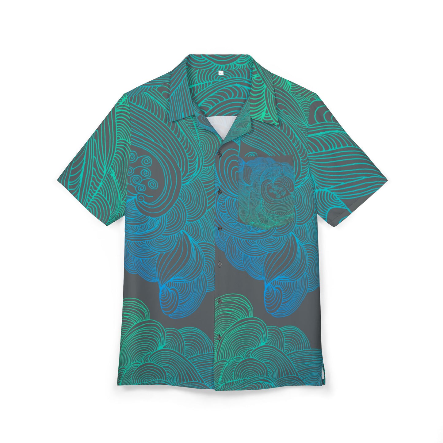 Unisex Hawaiian Button-Down Shirt - Tropical Summer Vibes
