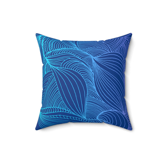 Whispers of Comfort-Spun Polyester Square Pillow