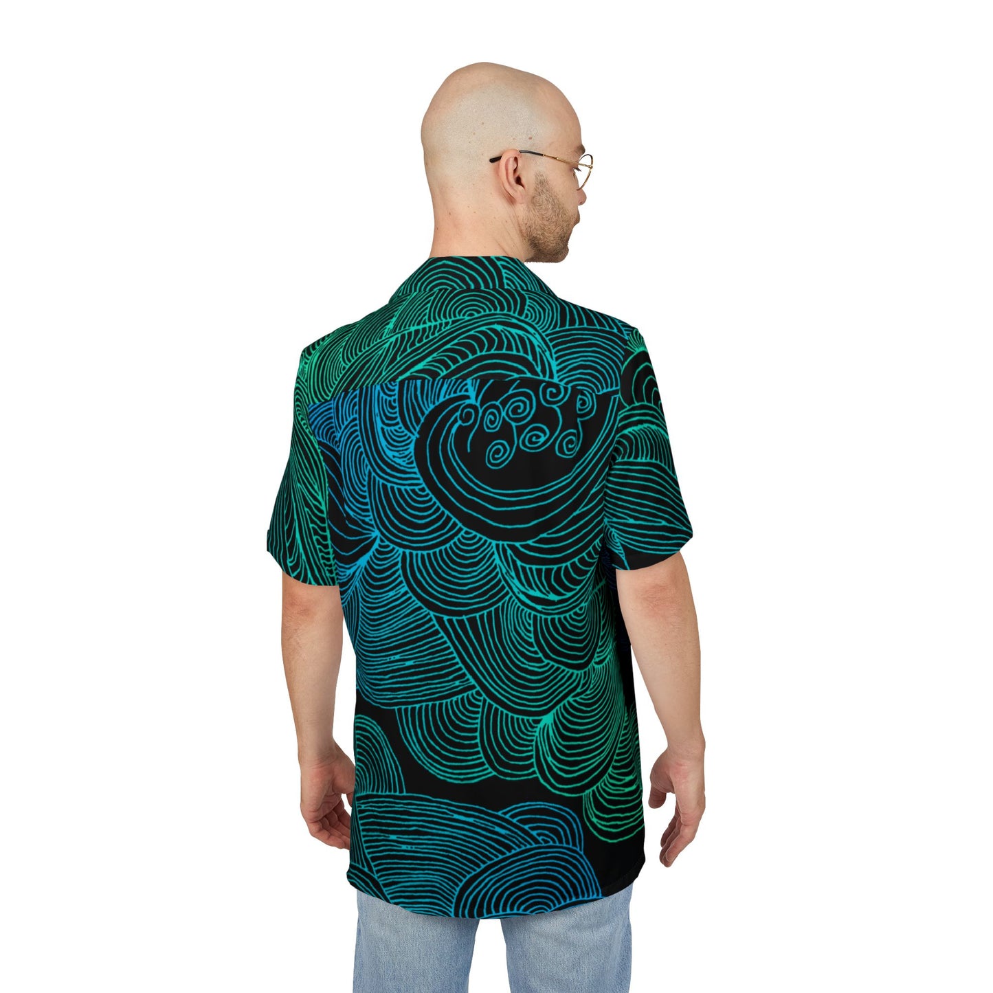 Unisex Hawaiian Button-Down Shirt - Tropical Summer Vibes