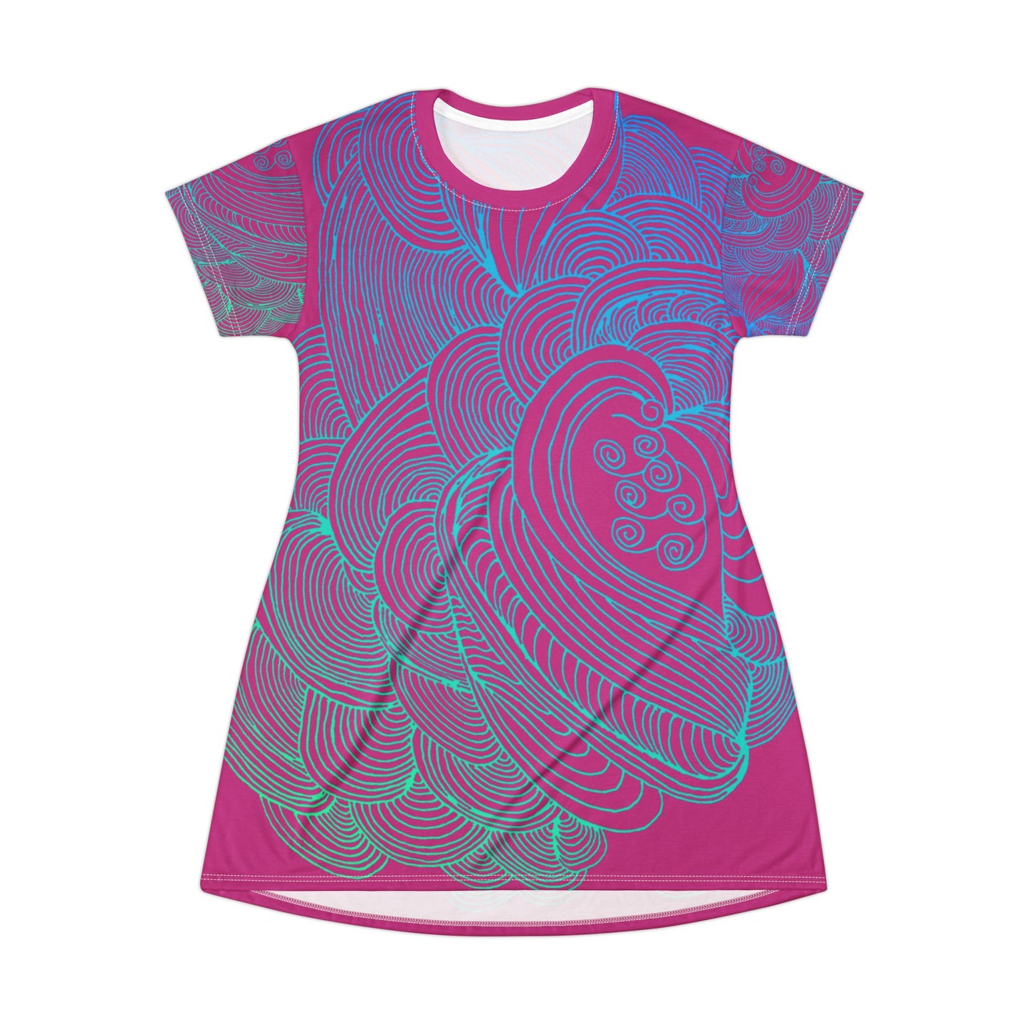 Flow of Love-T-Shirt Dress