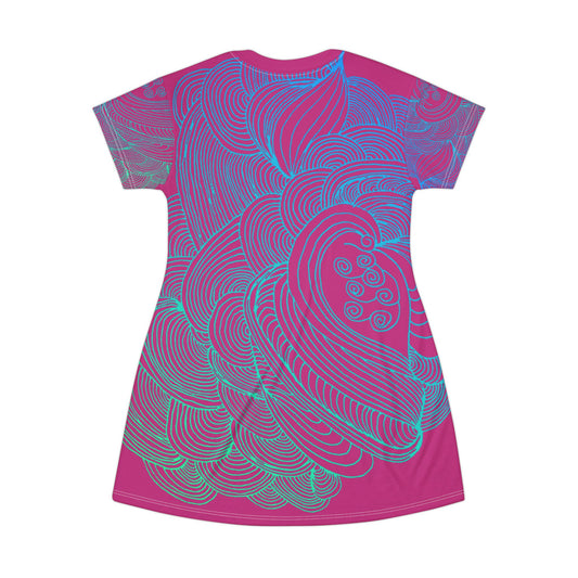 Flow of Love-T-Shirt Dress