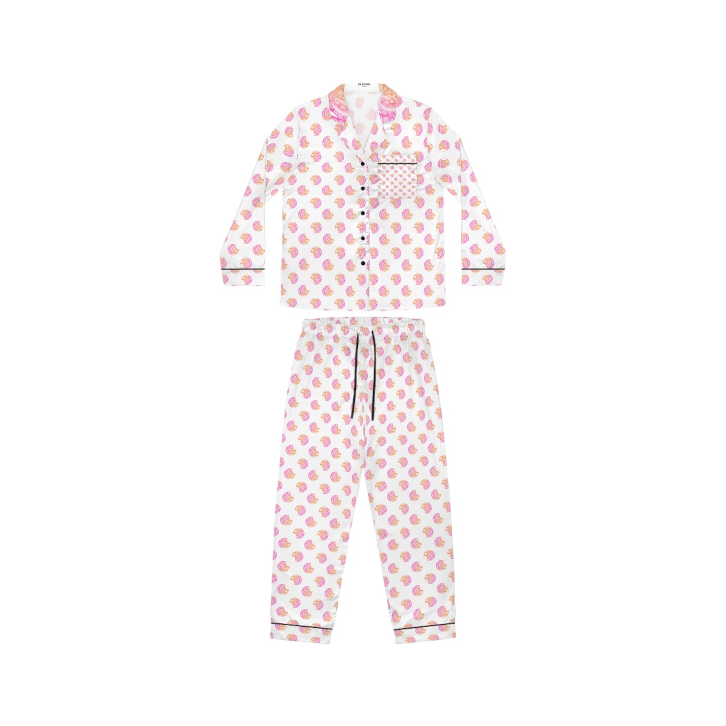 Women's Satin Pajama Set - Elegant Sleepwear