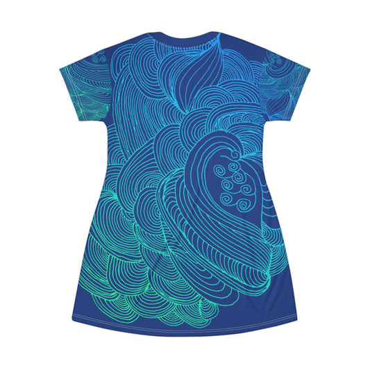 Flow of Love-T-Shirt Dress