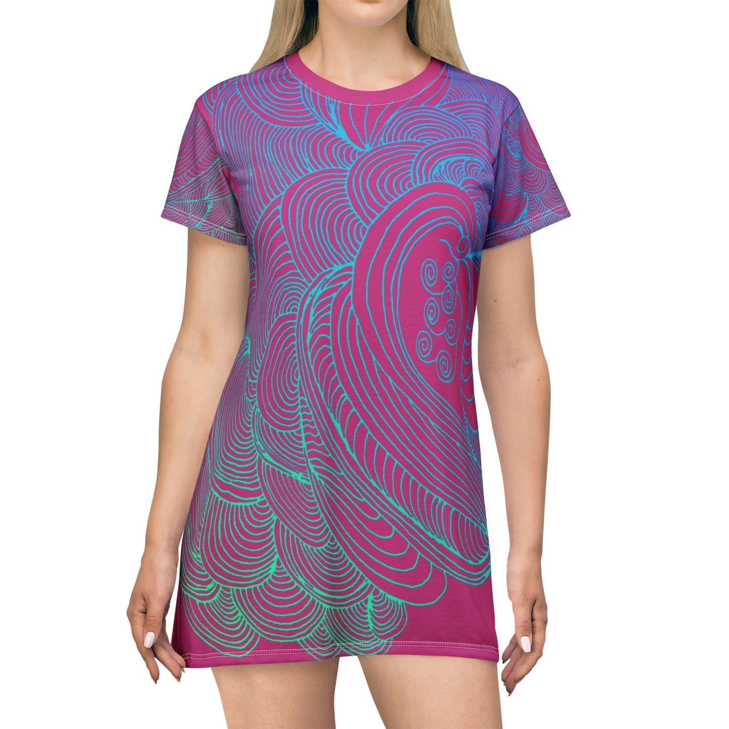 Flow of Love-T-Shirt Dress