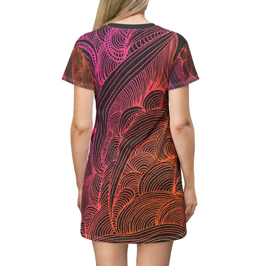 Flow of Love-T-Shirt Dress